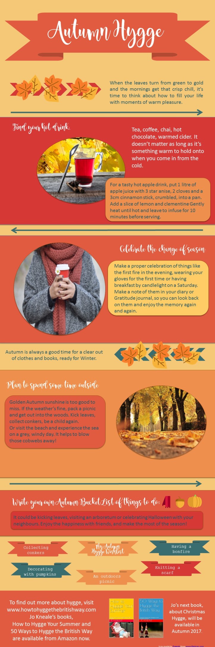 Autumn Hygge Infographic