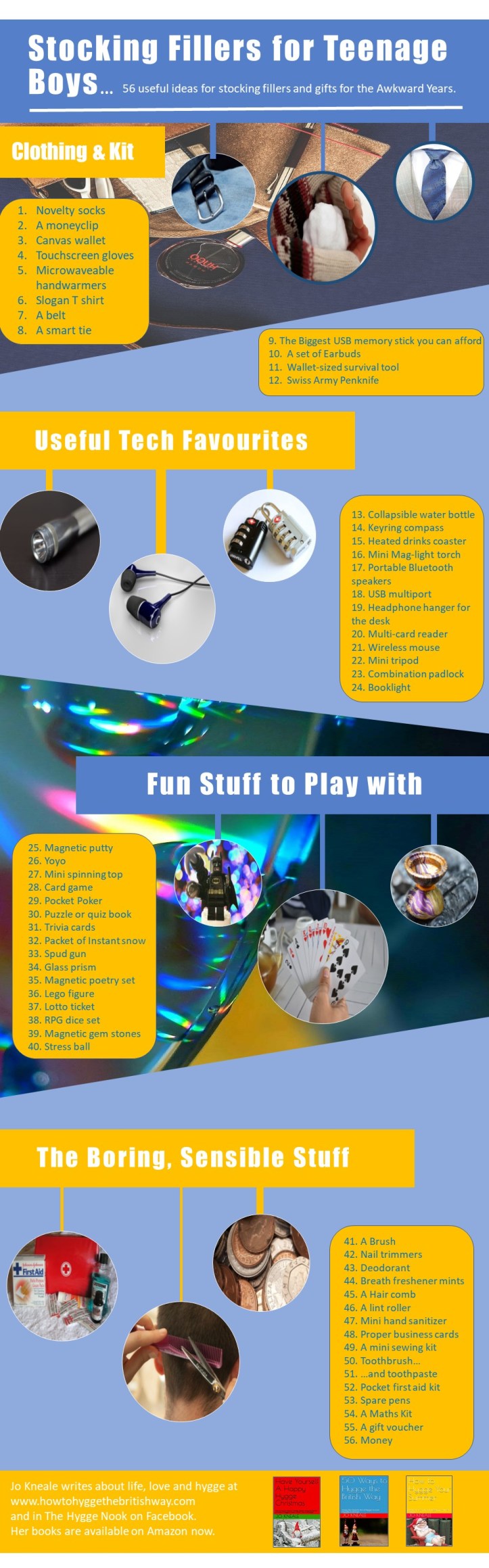 Stockingfillers for teenage boys