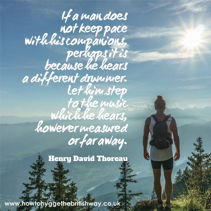 If a man does not keep pace with his companion