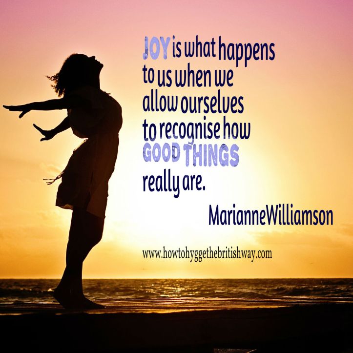 Joy is what happens to us