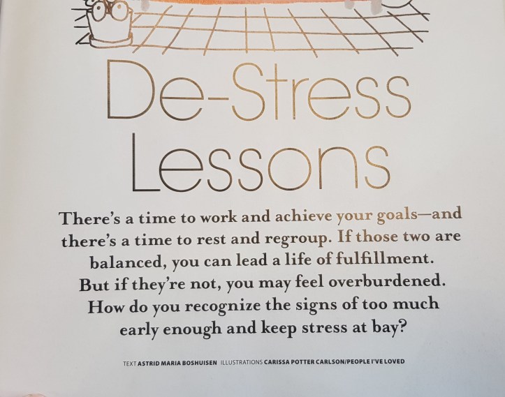 happinez de stress lessons