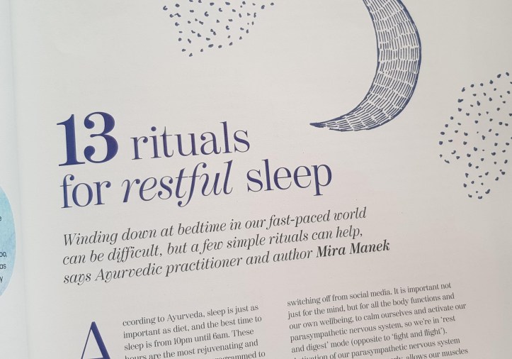 In the Moment 13 Sleep rituals