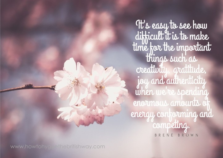 Time for the important things like creativity